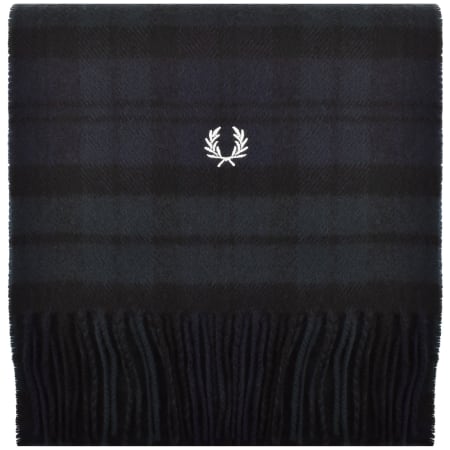 Fred Perry Lambswool Tartan Scarf Brown | Mainline Menswear